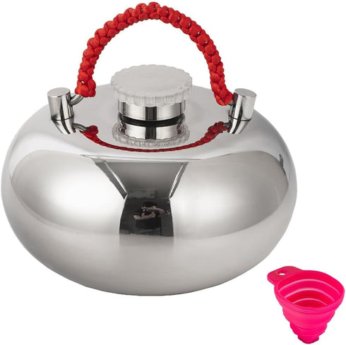 LUOZIQINX Metal Hot Water Bottle, Body Hand Feet Warmer, 0.6l/1l/1.5l/2l Winter Hot Water