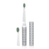 Voom Sonic Pro 3 Rechargeable Electric Toothbrush, Silver with Soft Dupont Nylon Bristles and 2-Minute Timer