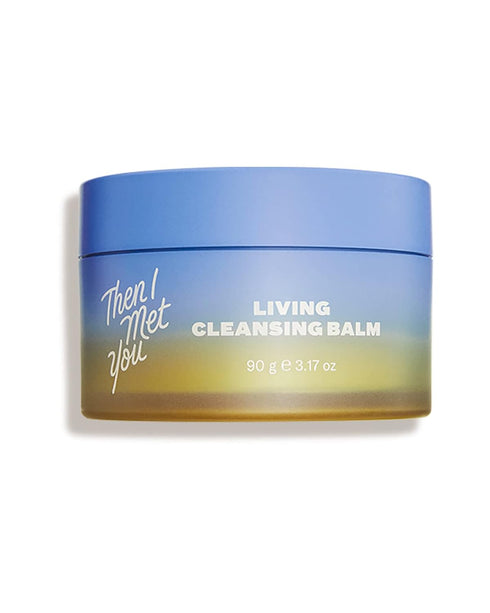 Then I Met You Living Cleansing Balm, 3.17 oz, Oil Cleanser for Face & Makeup Remover with Grape Seed, Olive & Seaberry
