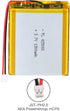 YTKavq 3.7V 1300mAh 425060 2P 2.0mm Battery Lithium Polymer Ion Rechargeable Li-ion Li-Po Battery with PH Pitch