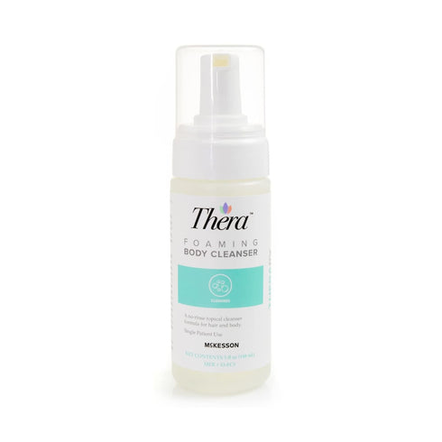 Thera Foaming Body and Hair Cleanser - Rinse-Free Exfoliating Foam, 5 oz, 1 Count