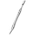 Stainless Steel Cuticle Pusher with Fork - Dual Head Cutter Trimmer Remover, 2-in-1 Anti-slip Nail Care Tool