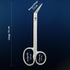 SMI 16 cm Long Handle Toenail Scissors for Seniors, Podiatrist Nail Clippers for Thick & Ingrown Nails