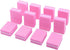 YIMART 20 Pcs Double-sided Mini Nail Buffer Block, Colorful Sponge Nail Polish Strips for Manicure