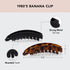 Kitsch Large Banana Hair Clips for Women, Cute Clips for Girls, Big Claw Clips for Thick & Thin Hair, 2pc