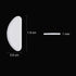 TOODOO 18 Pairs Eyeglasses Nose Pads - Adhesive Silicone Anti-Slip for Glasses & Sunglasses (Transparent & Black, 1mm)