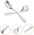 Hemoton 1 Set Elderly Tableware Handicapped Fork Spoon Angled Grip Spoon Hand Spoon Disability People Silverware Elderly Aid Utensils Scoop Cutlery Feed Child Stainless Steel Elbow