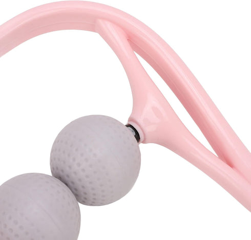 MOTOULAX Dual Point Shiatsu Neck Massager Ergonomic Handle Deep Tissue Neck Shoulder Massager for Home Office