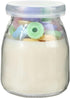 T-shin Jar,230G Pudding Cup Donut Shape Scented Candle Glass Perfume Floral Soy Wax Aesthetic Decorative Aroma Candle