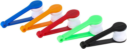 VinBee 20 Pcs Eyeglass Cleaner Clip, Mini Microfiber Spectacles Cleaner Brush, Random Color Cleaning Tool