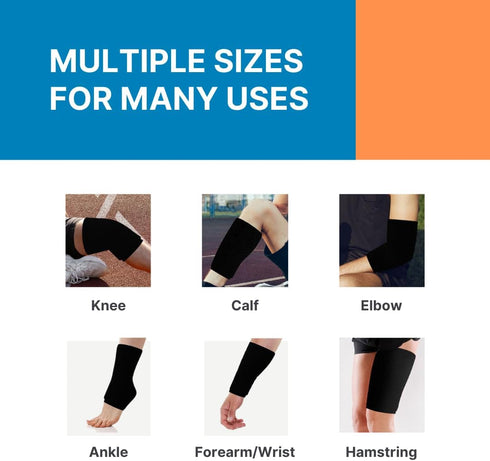 NatraCure Cold Therapy Compression Sleeve for Injuries, Reusable Ice Sleeve for Arm, Forearm, Elbow, Wrist Pain Relief