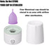 Mottery 99.9% 8 Menstrual Cups Steamer Machine High Temperature Wash Your Cup Dirty Minutes (Model Five)