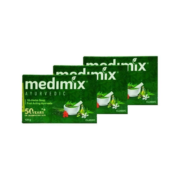MediMix Real Ayurvedic Soap, 125g (Pack of 3)