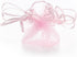100Pcs 9.8 Inch Pink Round Organza Bags Drawstring, Sheer Jewelry Candy Pouch for Baby Shower Wedding Party Favors