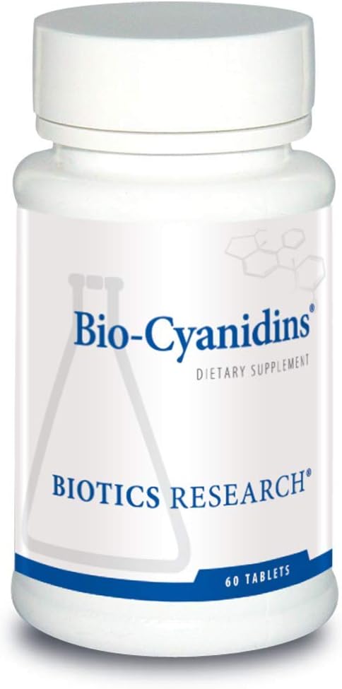 Biotics Research Bio Cyanidins - Loaded with Oligomeric Proanthocyanidin Compounds for Radiant Skin and Heart Health,