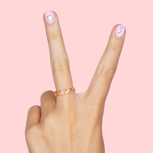 xo, Fetti Kids Unicorn Nail Stickers - 524 Decals for Birthday Girl Party Favors, DIY Home Activity, Cute Nail Transfer