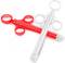HOTTOK Lube Applicator Injectors (2-Pack & Travel Pouch) - 6.5" long 10ml Precision
