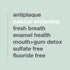 Davids Fluoride Free Toothpaste, Teeth Whitening, Antiplaque, Natural Spearmint, 5.25oz, Made in USA