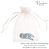 Parcelona French Bear Paw Medium 3” Celluloid Acetate Non Slip Jaw Yoga Hair Accessories for Fine Hair (Pickled Blue)