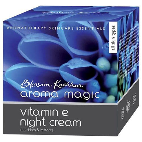 Vitamin E Night Face Cream | Nourishing Anti Aging Facial Moisturizer | Restores Radiant & Healthy Skin | Paraben Free | 7.05 Oz (200g)
