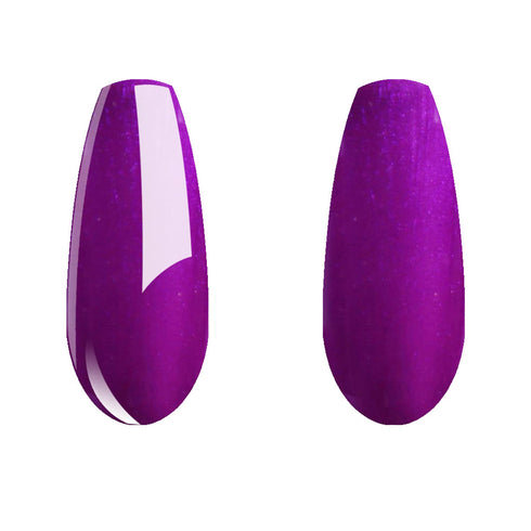 Vishine Gelpolish Professional Manicure Salon UV LED Soak Off Gel Nail Polish, Color Purple (1338)