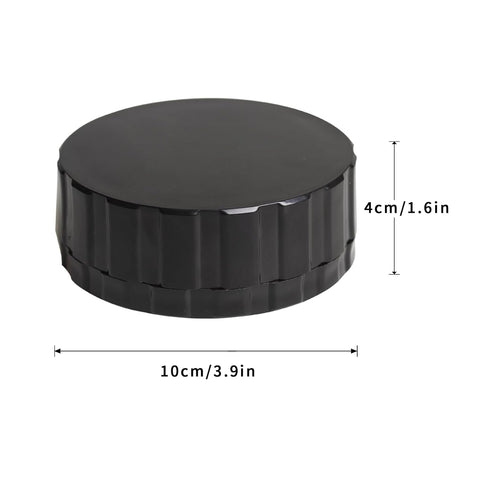 Denture Case, Dental All-Ceramic Veneer Processing Box, Reusable Black Storage Box with Spare Pad