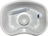 pistro 70cm Neck Rest Bed Shampoo Basin Hair Washing Tray for Sink Salon Equipment Portable Shampoo Bowl Wash Basin