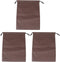 Drawstring Travel Bag, Waterproof Storage Bags for Shoes Clothes, Dustproof Storage Bags (Brown)