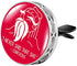 Wild Essentials Confucius Didn’t Say That Essential Oil Car Vent Diffuser, Stainless Steel Locket Pendant