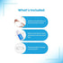 White Foam Aligner Cleaner + Whitener for Clear Aligners, Retainers, Mouth Guards, Teeth Whitening Trays