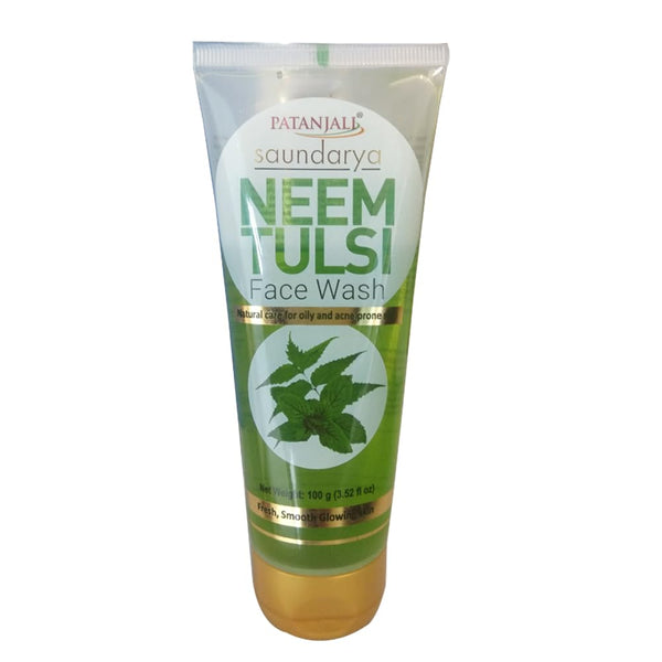 Patanjali Saundarya Neem-Tulsi Face Wash, 100g
