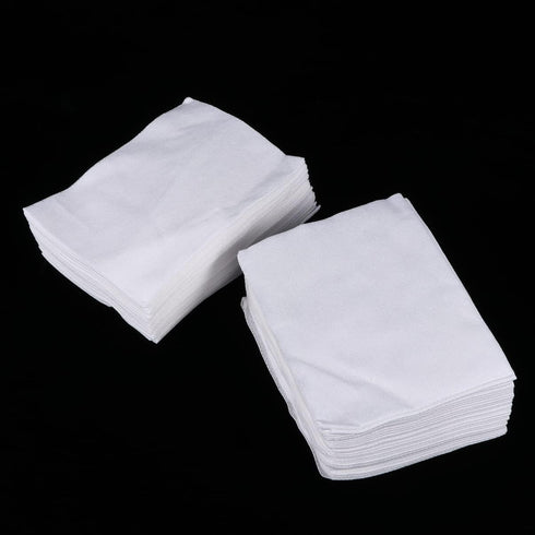 50pcs Body Art Disposable Wipe Paper - Cleaning Tool Towel Tissue, White Makeup Paper Towel