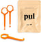 Clear Aligner Removal PUL Tool for Invisalign, Compatible with Removable Braces, Hygienic, Durable, Compact, Orange