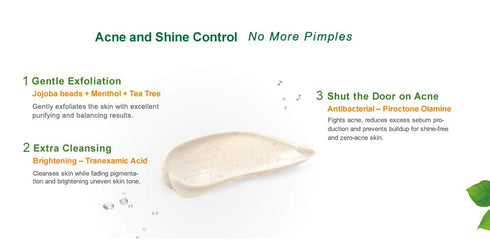 Naruko Tea Tree Purifying Kaolin Clay Mask & Facial Cleanser - 2 in 1 for Exfoliating, Pore Clearing, Oil-absorbing,