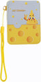 Slim PU Wallet for Birth Control Pills - Yellow Credit Card Sleeve