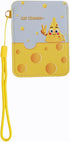 Slim PU Wallet for Birth Control Pills - Yellow Credit Card Sleeve