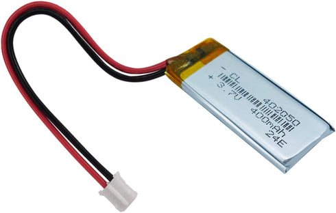 402050 Battery Compatible for Multiple Devices, 402050 Replacement Batteries with PH 2.54 JST Connector