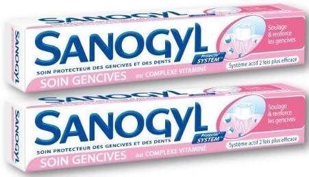 Soin Gencives Toothpaste for Gum Care (2 x 75 Ml Tubes) by Sanogyl