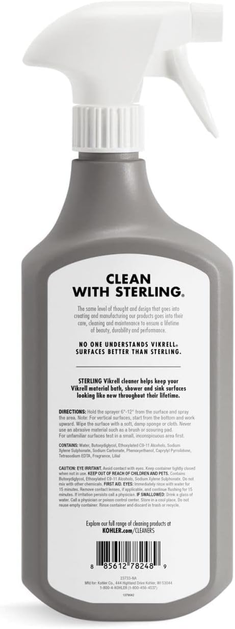 K-EC23733-NA 28 Oz Kohler Sterling Vikrell Cleaner, Fl
