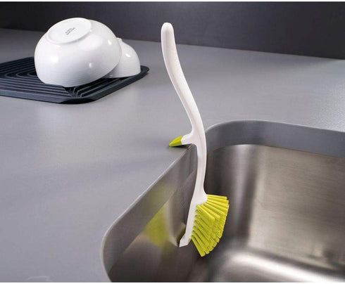 Joseph Joseph Green Dish Brush with Built-in Sink Rest