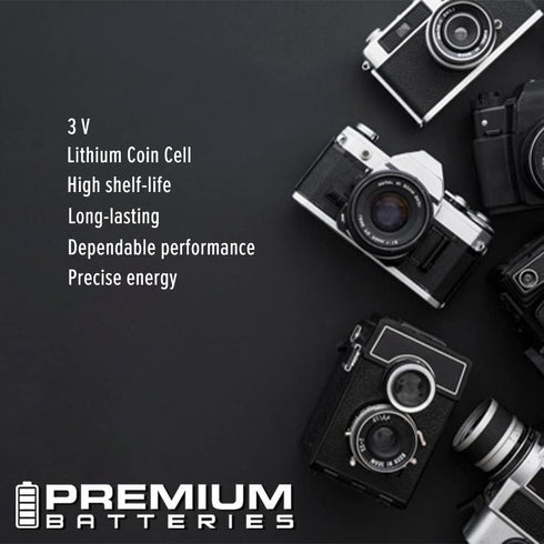 Premium CR1616 3V Lithium Coin Cell Battery - Japanese Engineered High Capacity (6 Pack)