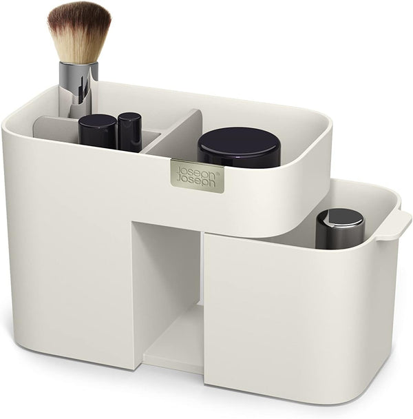 Joseph Joseph 75003 Viva Makeup Cosmetic Storage Organizer with Drawer, Small, Shell Design