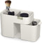 Joseph Joseph 75003 Viva Makeup Cosmetic Storage Organizer with Drawer, Small, Shell Design