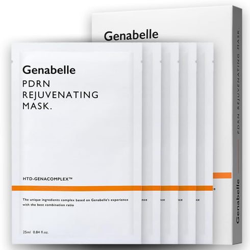 PDRN Rejuvenating Mask Sheet - Lightweight Glass Skin & Toning Mask with PDRN, Niacinamide, Hyaluronic Acid, 0.84 fl