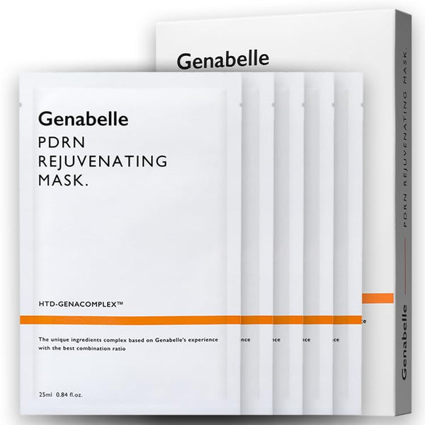 PDRN Rejuvenating Mask Sheet - Lightweight Glass Skin & Toning Mask with PDRN, Niacinamide, Hyaluronic Acid, 0.84 fl