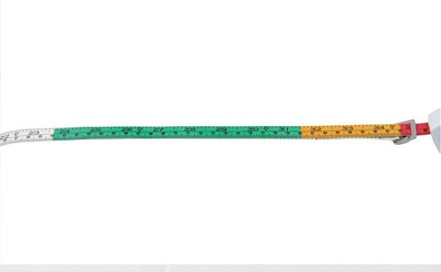 EMI Triangle BMI Body Mass Index Calculator and Body Tape Measure, 60" / 1.5 m ECB-301