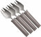 Rehabilitation Advantage Swivel Spork Utensil Set of 4, Angled Eating Utensils with