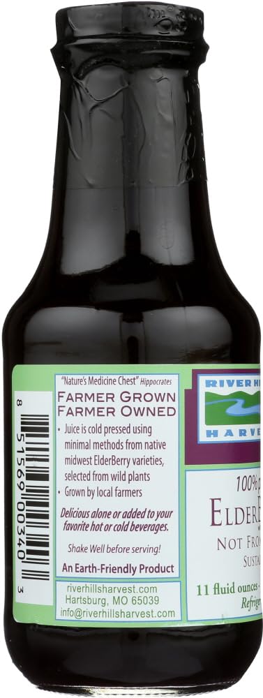 River Hills Harvest 11 , Elderberry Juice, Ounce