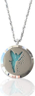 FIKA Tinkerbell Air Freshener Diffuser Necklace Locket, Aromatherapy Essential Oil, Great for Travel Pads