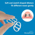 WoodyKnows Super-Support Nasal Dilator - Improves Sleep & Sports Airflow, Nasal Congestion Aid (M 4Pack)